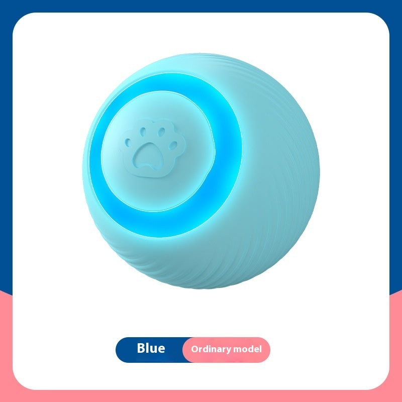 Bola de brinquedo inteligente para gatos, bola rolante recarregável automática, artefato divertido