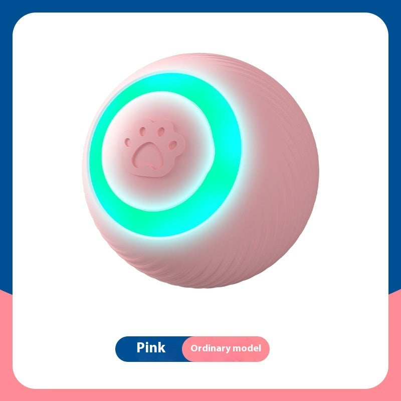 Bola de brinquedo inteligente para gatos, bola rolante recarregável automática, artefato divertido